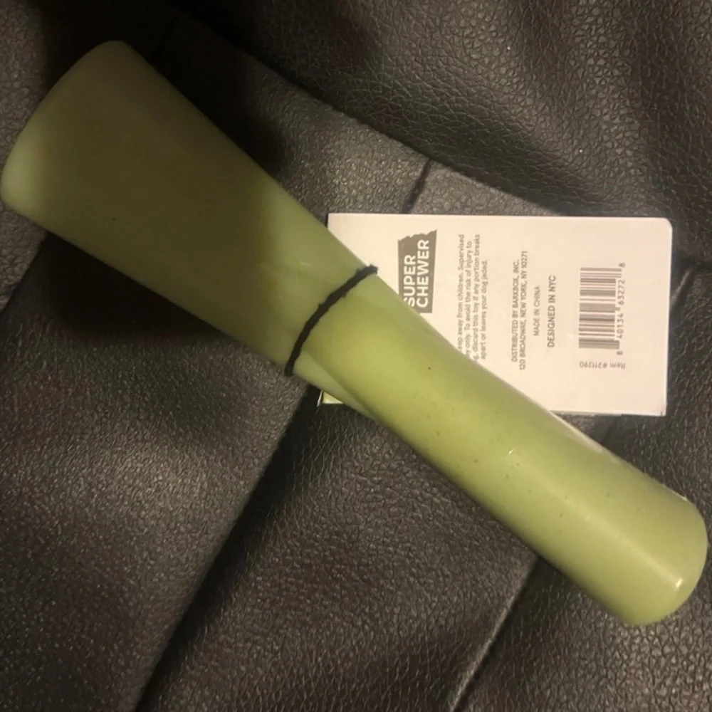 Bark box superchewer mighty Jade bone L-XL Dog Toy NEW